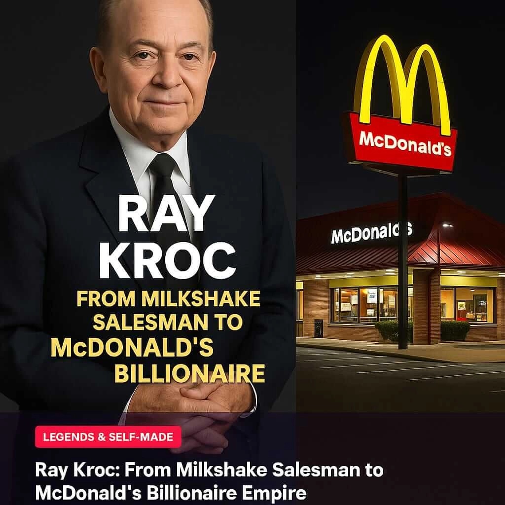 Ray Kroc From Milkshake Salesman to McDonald’s Billionaire Empire