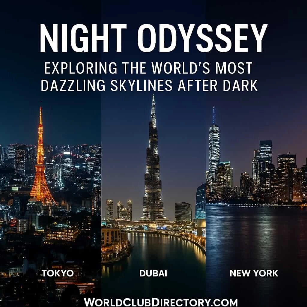 Night Odyssey – Exploring the World’s Most Dazzling Skylines After Dark