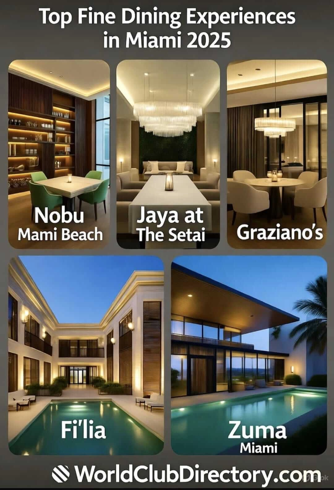 Top Fine Dining Experiences in Miami: 2025 Culinary Guide