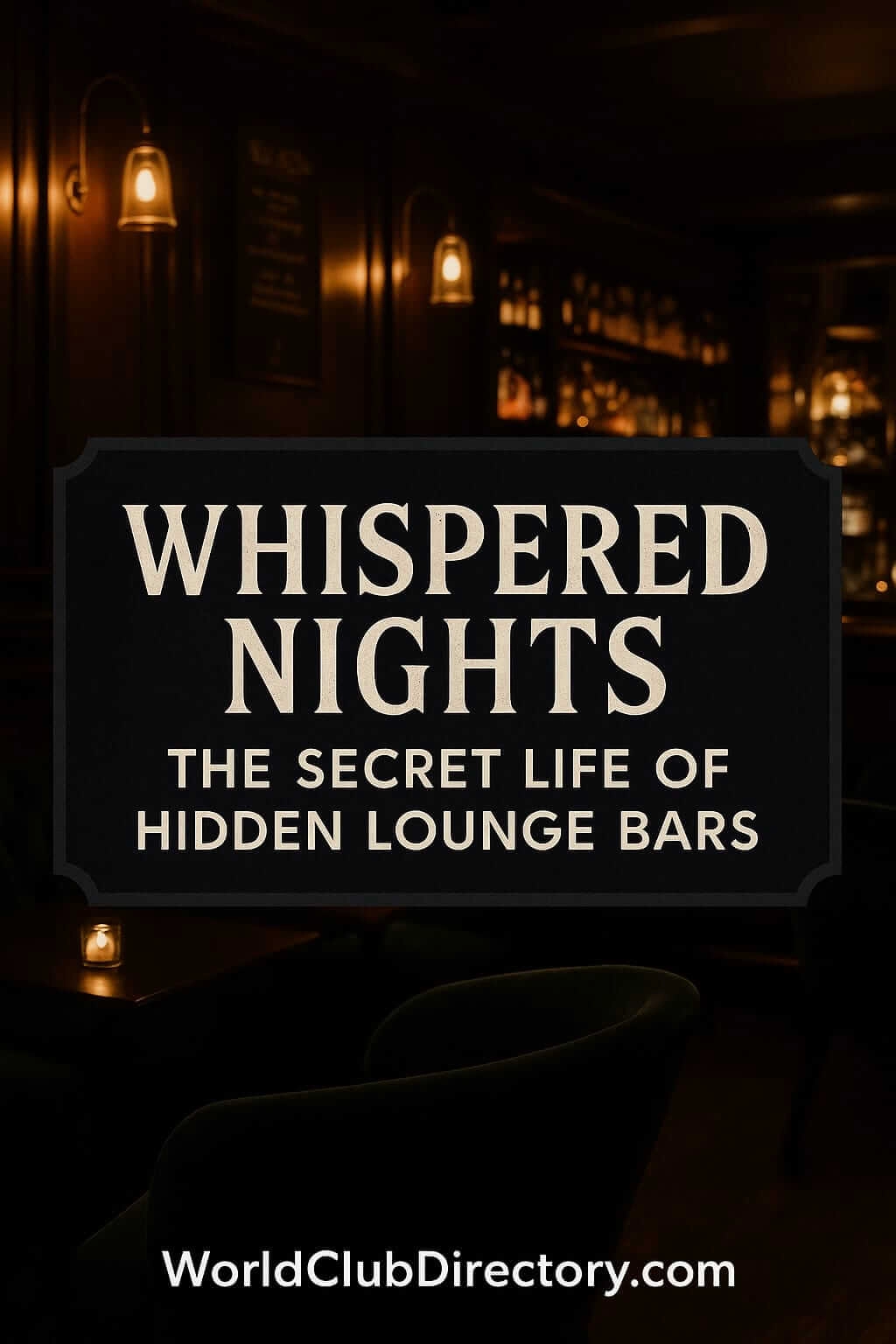 Whispered Nights – The Secret Life of Hidden Lounge Bars