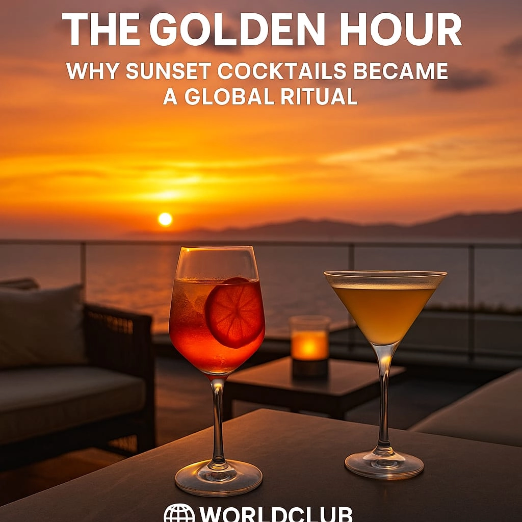 The Golden Hour – Why Sunset Cocktails Became a Global Ritual