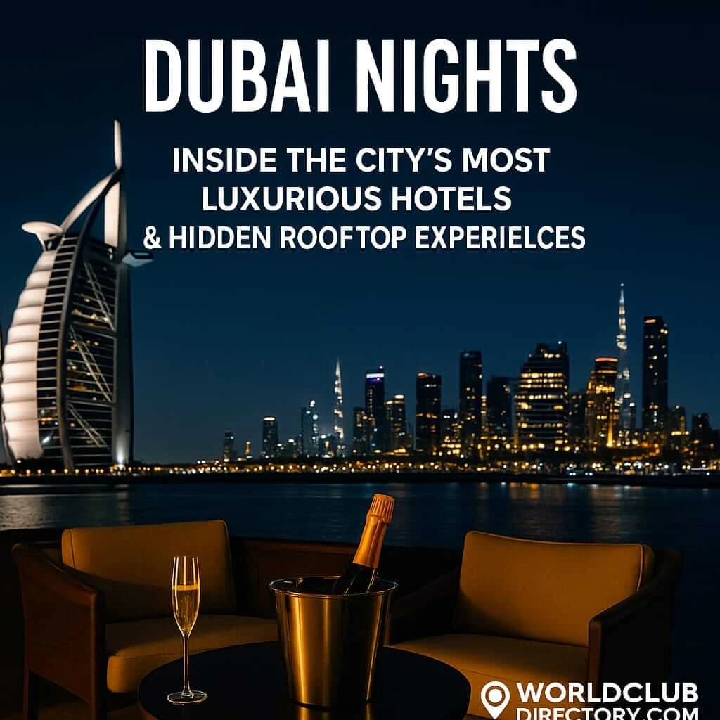 Dubai Nights – Inside the City’s Most Luxurious Hotels and Hidden Rooftop Experiences